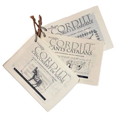 Lote de 3 libros de canciones populares catalanas y navideñas