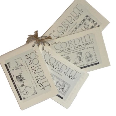 Lot 4 llibres: hort, herbes, conserves i fonts de Catalunya