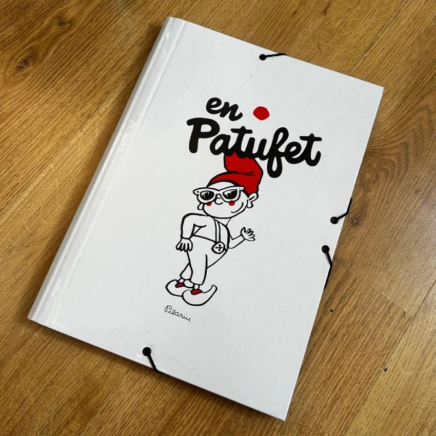 Chemise A4 En Patufet de Pilarín Bayés – Blanche ou Rouge