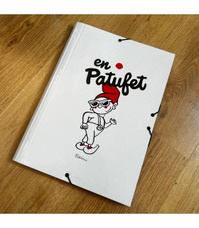 Carpeta DIN A4 d’En Patufet de Pilarín Bayés – Blanc o Vermell