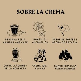 Crema L’Hòstia | Crema de ratafia suau i cremosa 15% Vol.