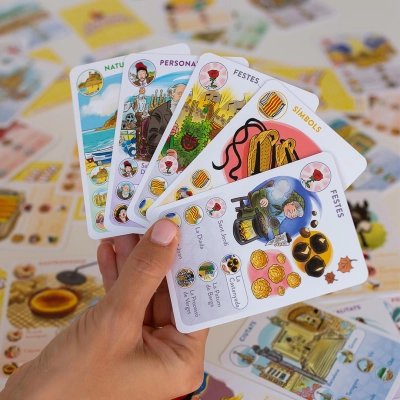 Juego de cartas Explora Catalunya