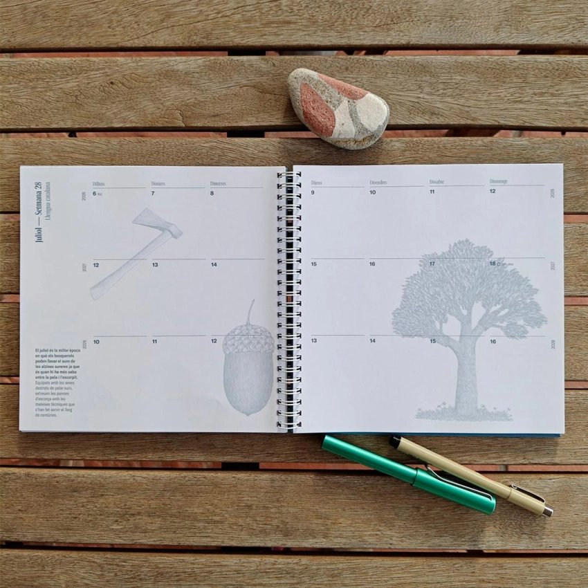 Agenda singulara 2026–2028 | Carnet de vie sur trois ans