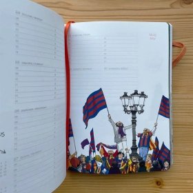 Barcelona Agenda 2027 illustrated weekly planner Jordi Vila Delclòs