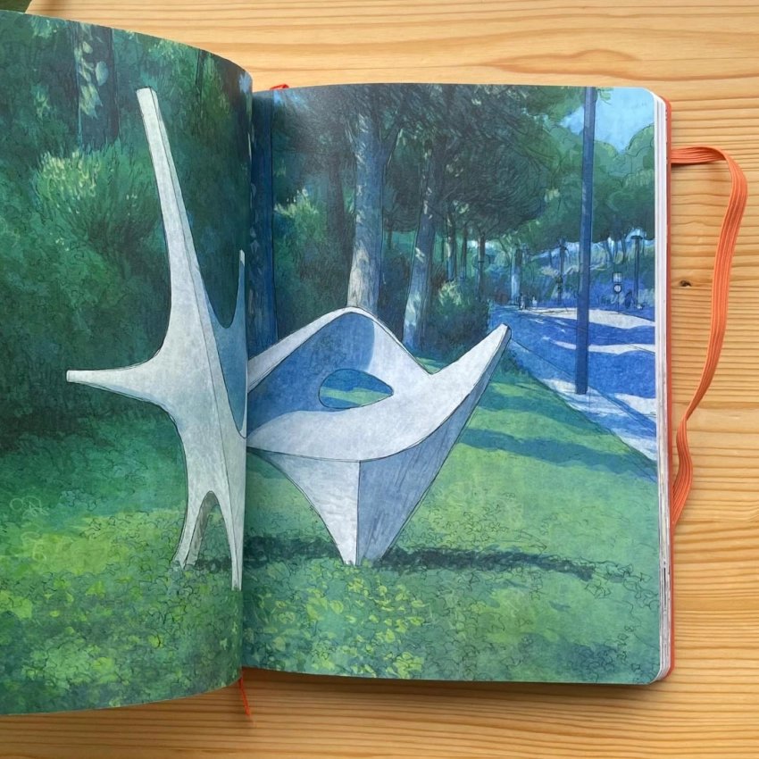 Barcelona Agenda 2027 illustrated weekly planner Jordi Vila Delclòs