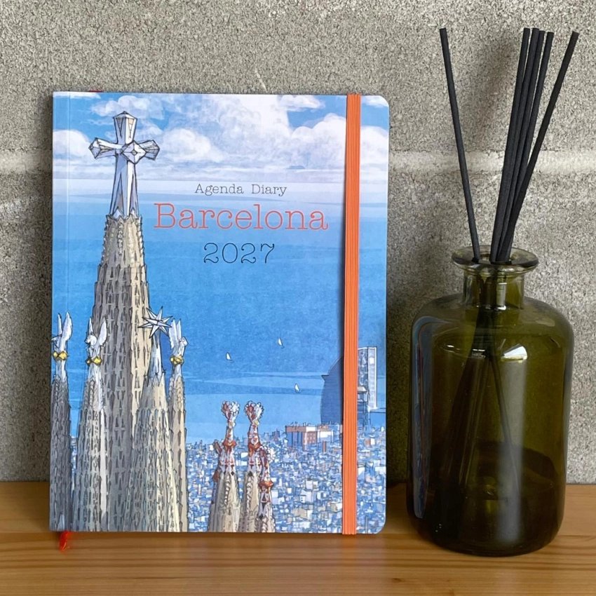 Barcelona Agenda 2027 illustrated weekly planner Jordi Vila Delclòs