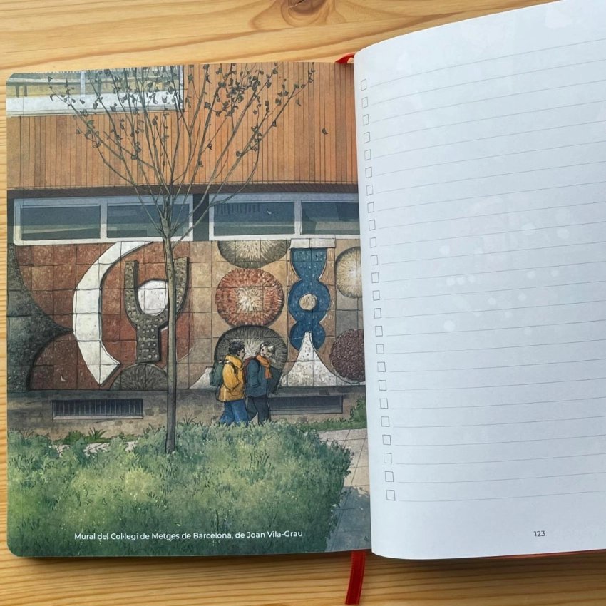 Bullet Journal Barcelona il·lustrat – quadern organització