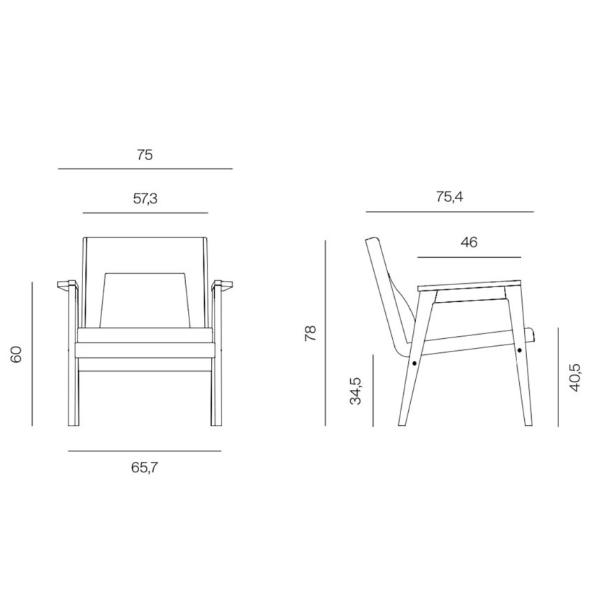 Danesa Armchair Nordic Design | Mobles 114