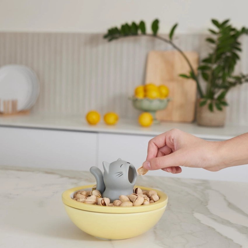 Bol aperitiu Hungry Cat per a snacks i closques