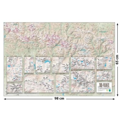 Pyrenees scratch map 3000m | Track your summits