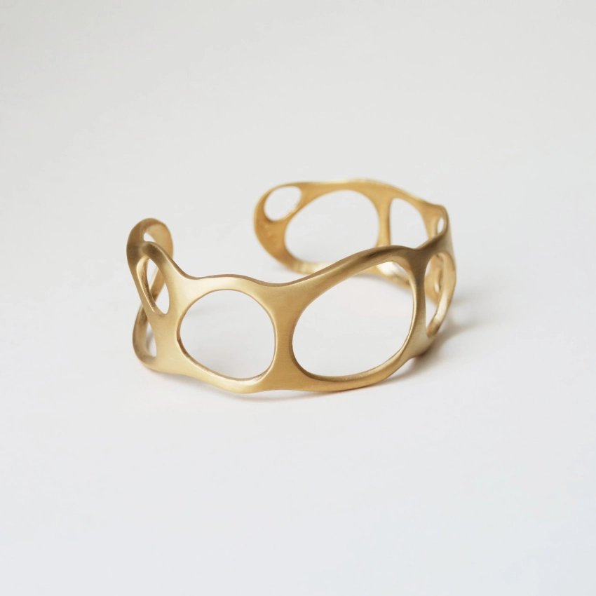 Gaudi Casa Mila gold bracelet 24K plated