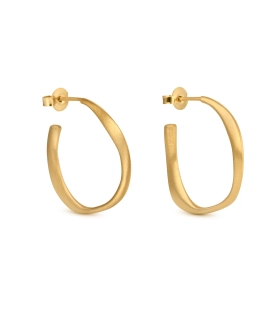 Pendientes criolla Gaudí Casa Milà oro 24K