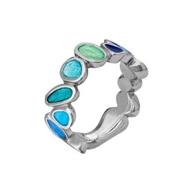 Gaudi Casa Batllo blue ring gold or silver