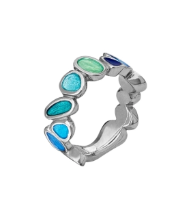 Anillo Gaudí Casa Batlló azul plata u oro