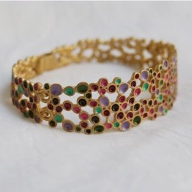 Bracelet Candy Colours émail multicolore 24K