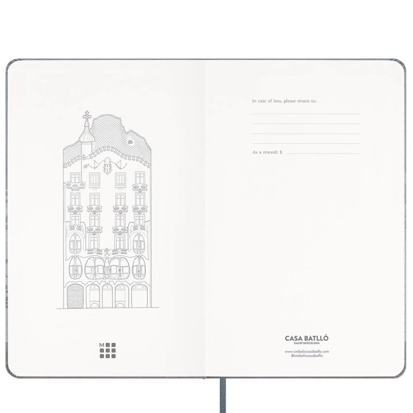 Carnet Moleskine Casa Batlló Gaudí Édition Limitée