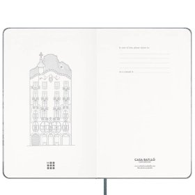 Libreta Moleskine Casa Batlló Gaudí Edición Limitada