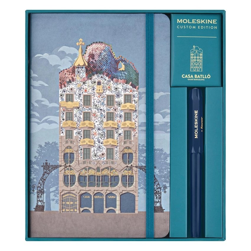 Limited Edition Casa Batlló Notebook + Kaweco Roller – Premium Stationery
