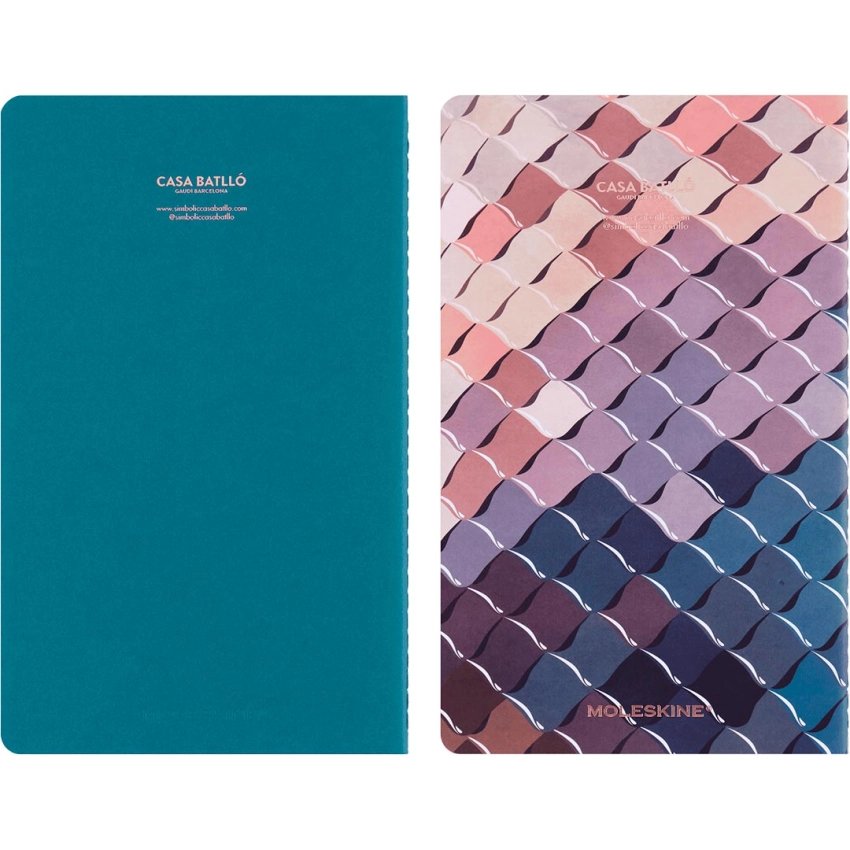 Set 2 Libretas Cahier Moleskine Casa Batlló Edición Limitada