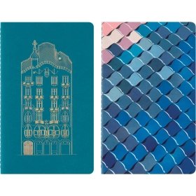 Set 2 Libretas Cahier Moleskine Casa Batlló Edición Limitada