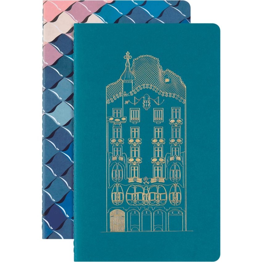 Set 2 Llibretes Cahier Moleskine Casa Batlló Edició Limitada