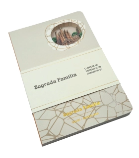3D Sagrada Familia Notebook A5 | Gaudí Design Barcelona
