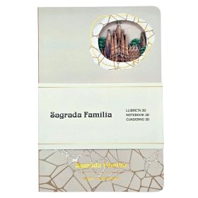 3D Sagrada Familia Notebook A5 | Gaudí Design Barcelona