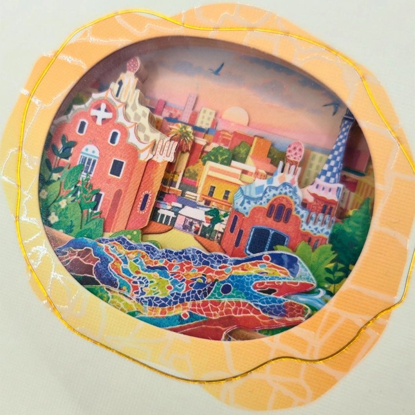 Quadern 3D Parc Güell A5 | Disseny Gaudí Barcelona