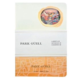 3D Park Güell Notebook A5 | Gaudí Design Barcelona