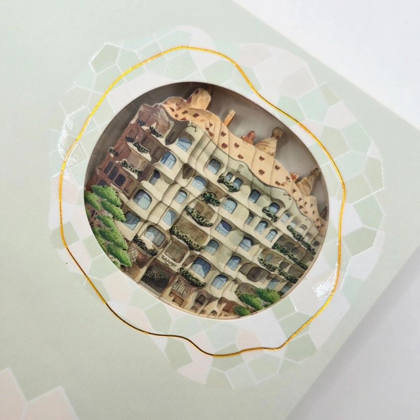 Cuaderno 3D La Pedrera A5 | Diseño Gaudí Barcelona