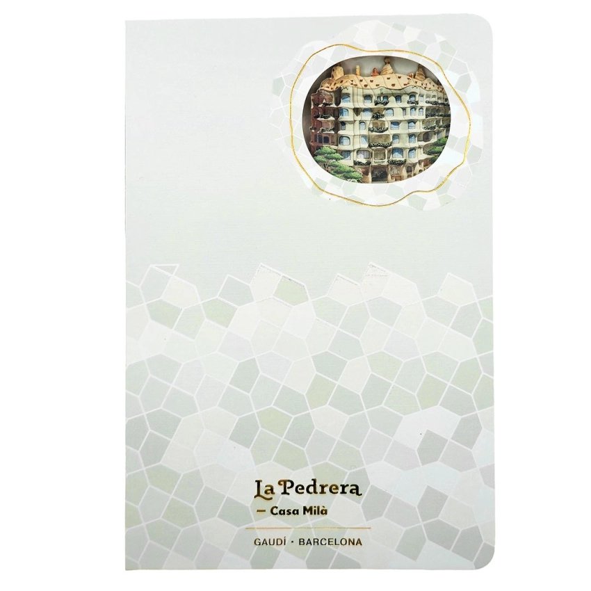 3D La Pedrera Notebook A5 | Gaudí Design Barcelona