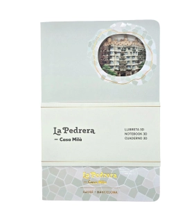 3D La Pedrera Notebook A5 | Gaudí Design Barcelona