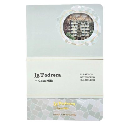 3D La Pedrera Notebook A5 | Gaudí Design Barcelona