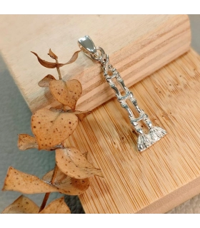 Pendentif Castellers en Argent Sterling | Bijou Catalan