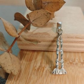 Sterling Silver Castellers Pendant | Catalan Jewelry