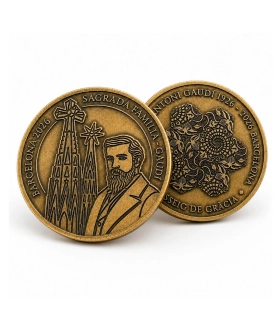 Gaudí 2026 numbered medal – Limited edition of 500 pieces
