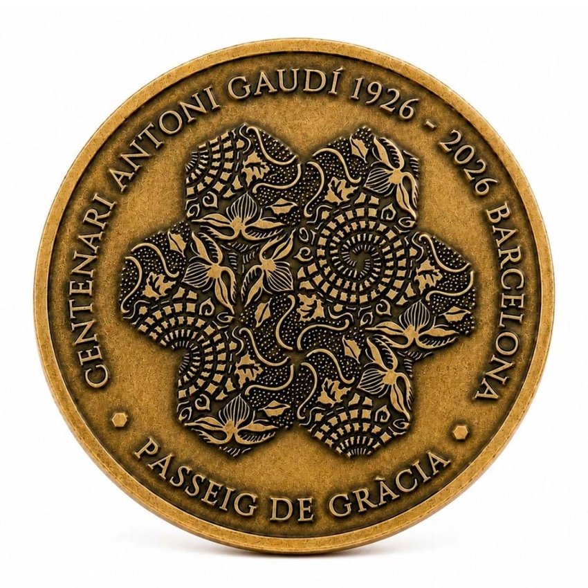 Medalla Gaudí 2026 numerada – Edición limitada de 500 piezas