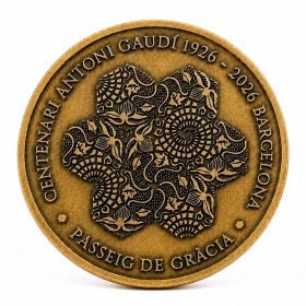 Medalla Gaudí 2026 numerada – Edición limitada de 500 piezas
