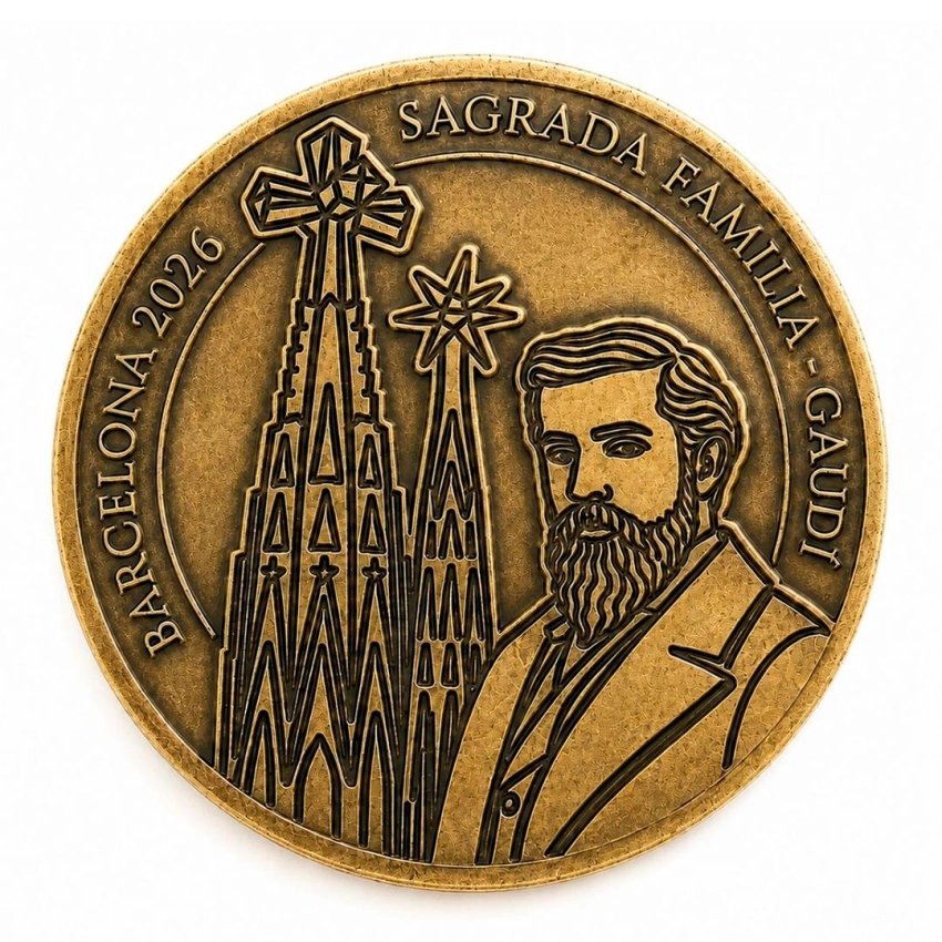 Médaille Gaudí 2026 numérotée – Édition limitée à 500 pièces