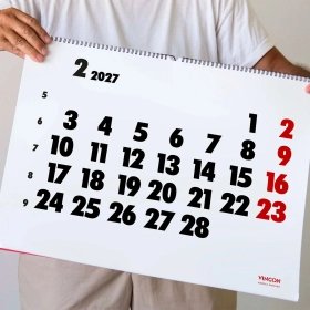 Calendrier mural Vinçon 2027 : design iconique et fonctionnel