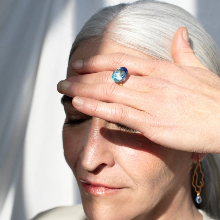 Gaudí Jewelry blue Casa Batlló ring – Joidart