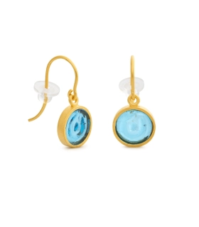 Arracades de ganxo Gaudí Jewelry Casa Batlló blau