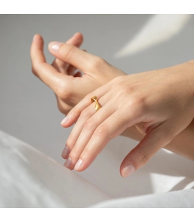 Oceanica gold-plated ring