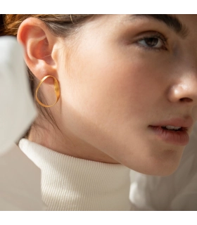 Boucles Oceanica or 24K Carla Cascales – Joidart