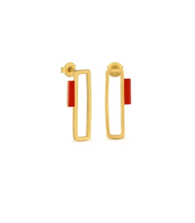Pendientes pequeños Tremelia dorados o plateados – Joidart
