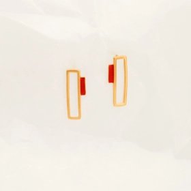 Tremelia small gold or silver-plated earrings – Joidart