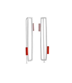 Pendientes largos Tremelia dorados o plateados – Joidart