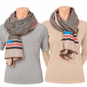 Foulard El Farcellet Terra 200 × 80 cm avec boîte | Oniricat