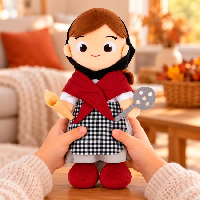 Castanyera de peluche 25 cm | Regalo de Castanyada | Oniricat