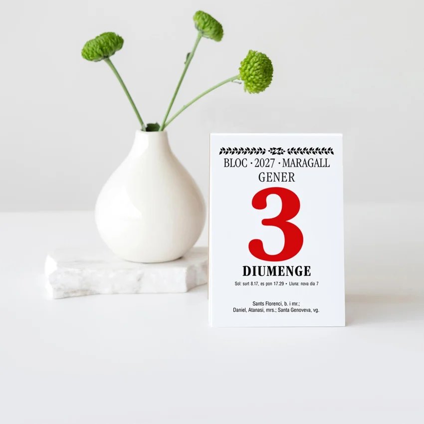 Bloc Maragall 2027 | Calendari de cultura catalana